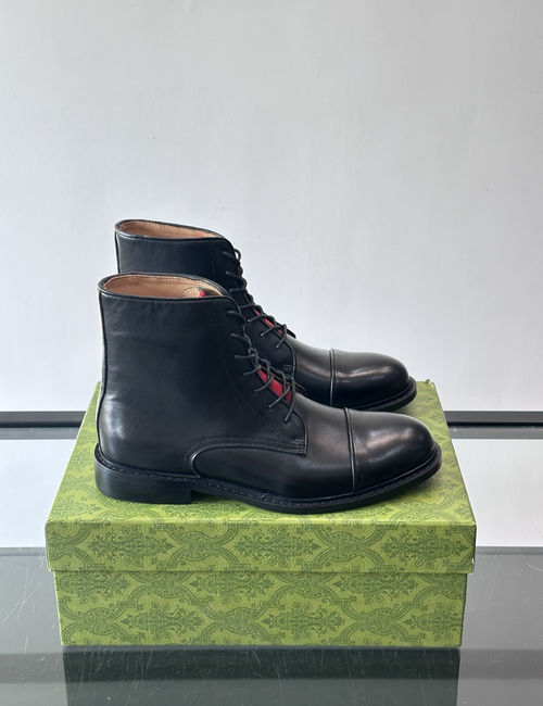 Gucci Formal Casual Boots Leather Sole