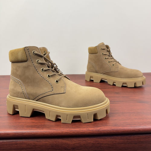 Moncler Peak City Leather Lace-up Boots