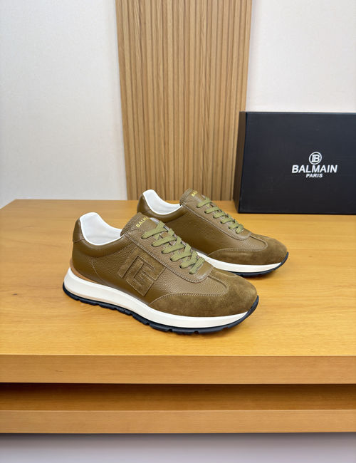 Balmain Casual Sneakers With Double-Color Outsole