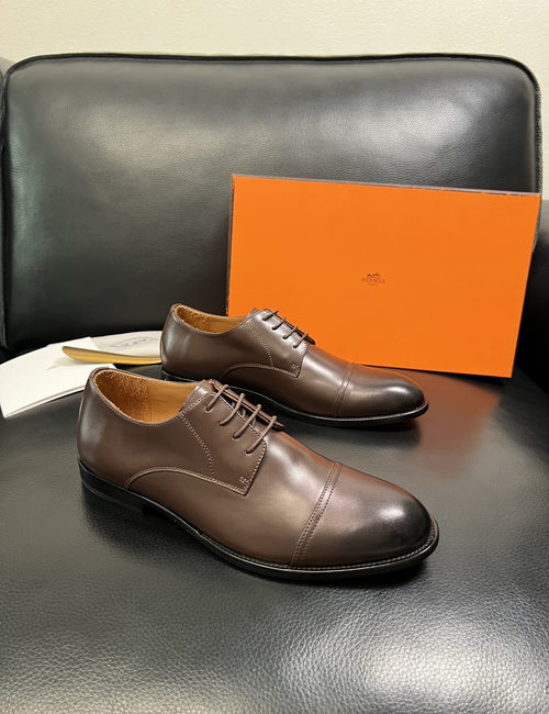 Hermes Formal Leather Shoes Premium Quality