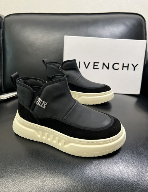 Moncler Cowhide High-top Boots With Original Sole