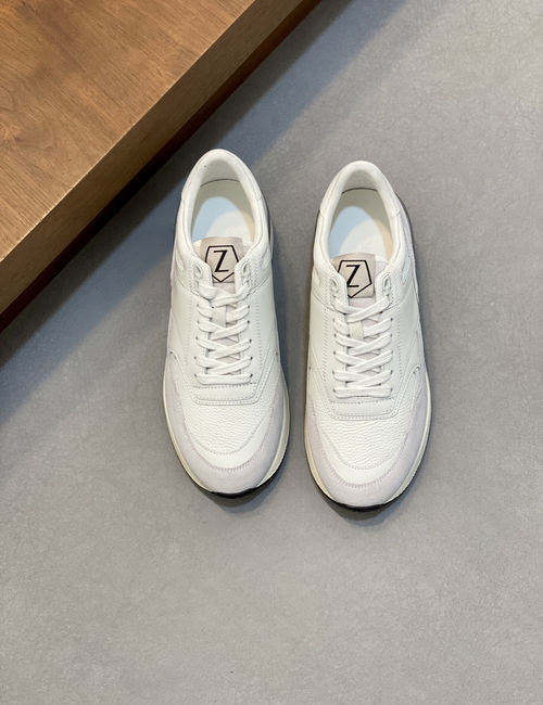 Zegna Triple Stitch Monte Breathable Casual Sneakers