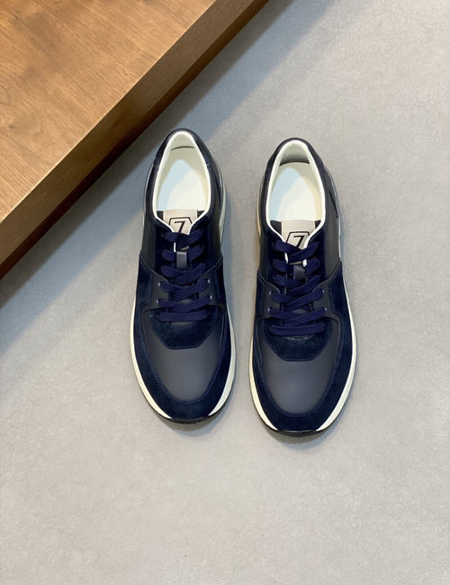 Zegna Triple Stitch Monte Breathable Casual Sneakers