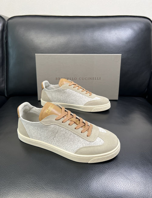 Brunello Cucinelli BC Premium Cowhide Leather Comfortable Shoes