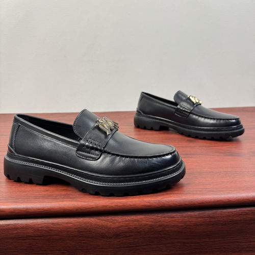 Christian Dior CD H600 Series Leather Loafers With Rubber Sole