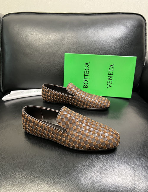 Bottega Veneta BV Woven Leather Casual Comfortable Shoes