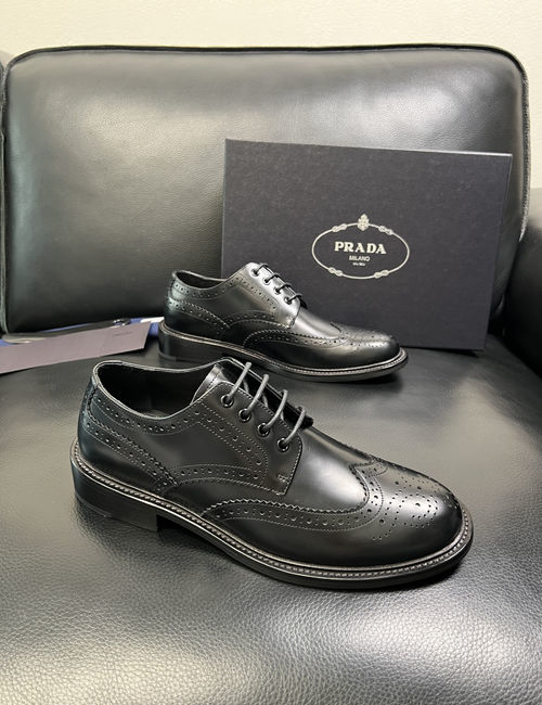 Prada Leather Shoes Cowhide Insole Sole