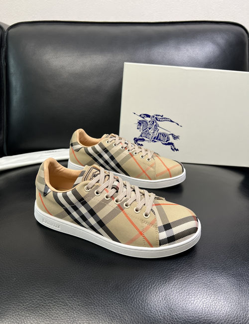Burberry Stitched Leather Shoes With Original Sole