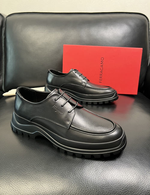 Ferragamo Premium Leather Comfortable Casual Shoes