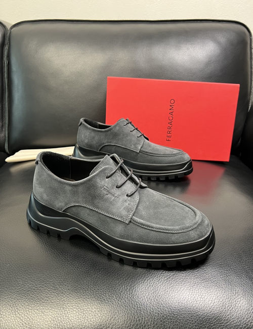 Ferragamo Premium Leather Comfortable Casual Shoes