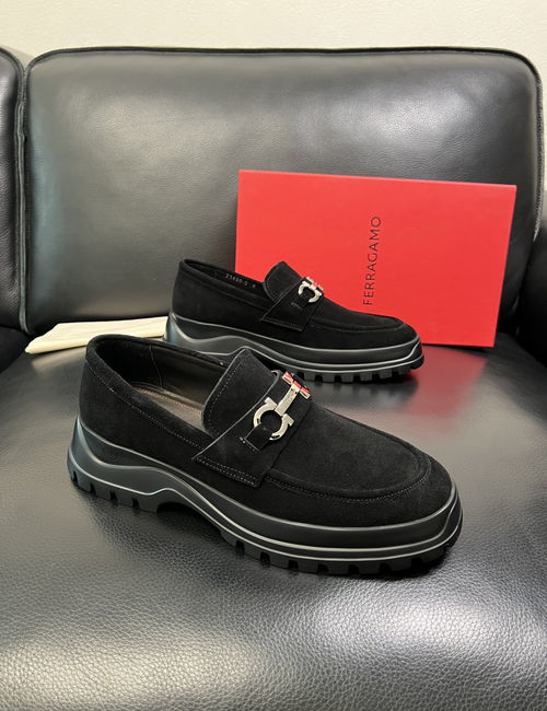 Ferragamo Premium Leather Comfortable Casual Shoes
