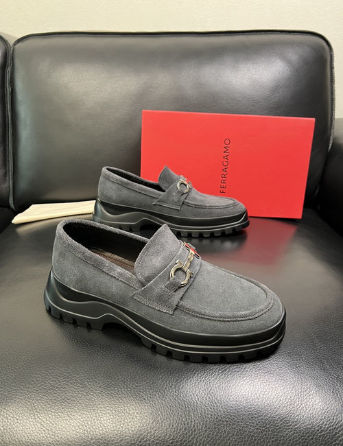 Ferragamo Premium Leather Comfortable Casual Shoes