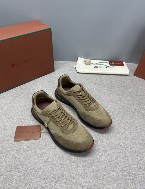 Loro Piana LP Week End Walk Suede Casual Shoes