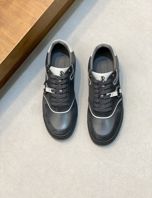 Stefano Ricci Leather Fashion Sneakers