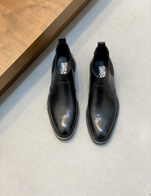 Ferragamo Mocassin Loafers With Brand Logo Strap