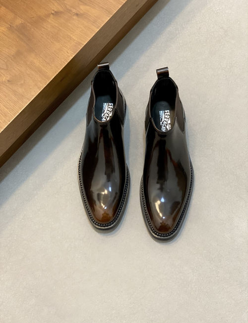 Ferragamo Mocassin Loafers With Brand Logo Strap