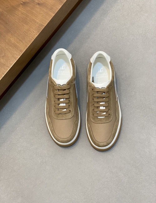 Brunello Cucinelli BC Cashmere Suede Upper Breathable Shoes
