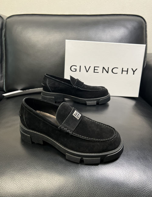 Givenchy Leather Mesh Casual Shoes With Soft Insole