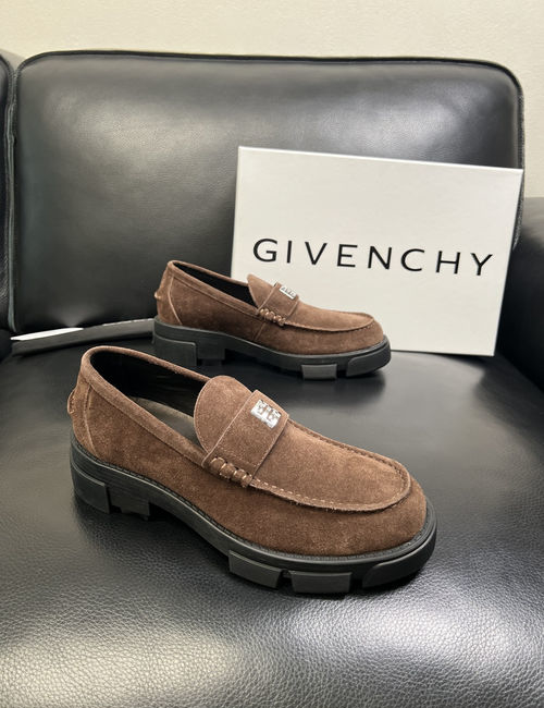 Givenchy Leather Mesh Casual Shoes With Soft Insole