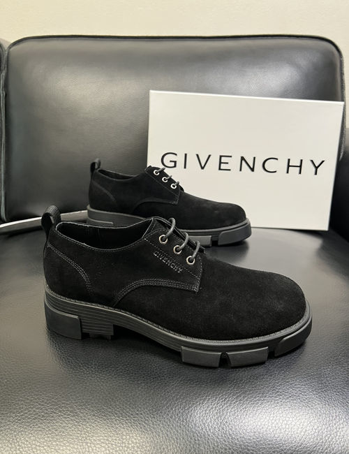 Givenchy Leather Mesh Casual Shoes With Soft Insole