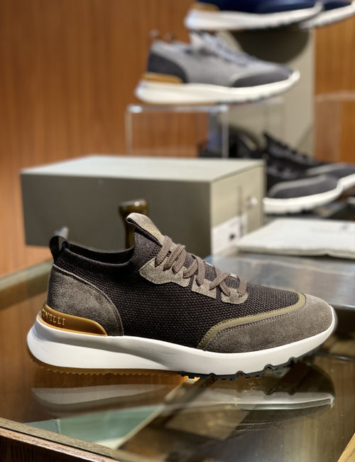 Brunello Cucinelli BC Lightweight Knitted Breathable Sneakers