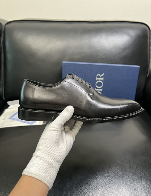 Christian Dior CD Premium Leather Dress Shoes Comfortable Sole