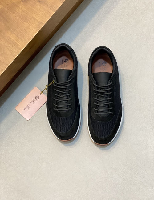 Loro Piana LP Modern Week End Walk Sneakers With Wool Upper