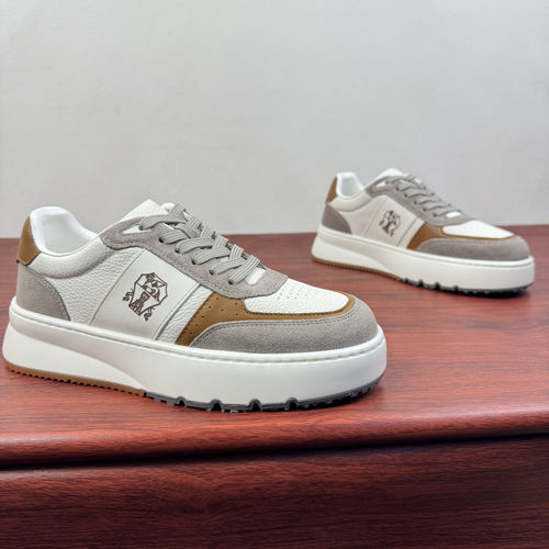 Brunello Cucinelli BC 7301 Series Grey Coffee Casual Shoes