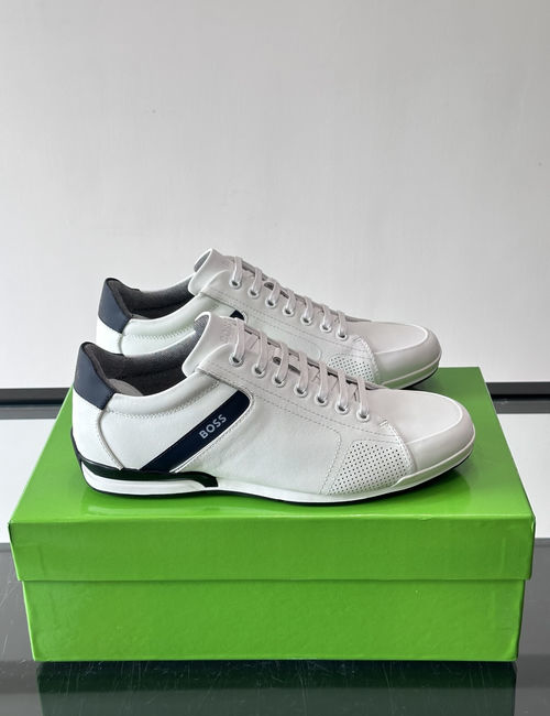 Hugo Boss Leather Breathable Golf Sneakers