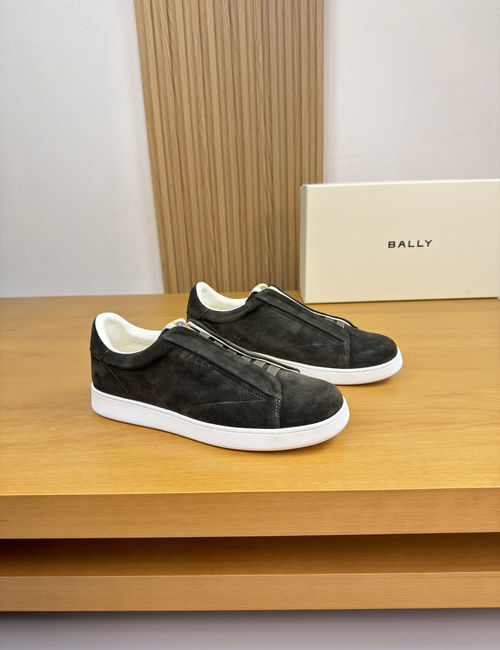 Bally Suede Leather Casual Sneakers With TPR Sole
