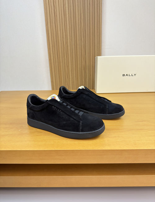 Bally Suede Leather Casual Sneakers With TPR Sole