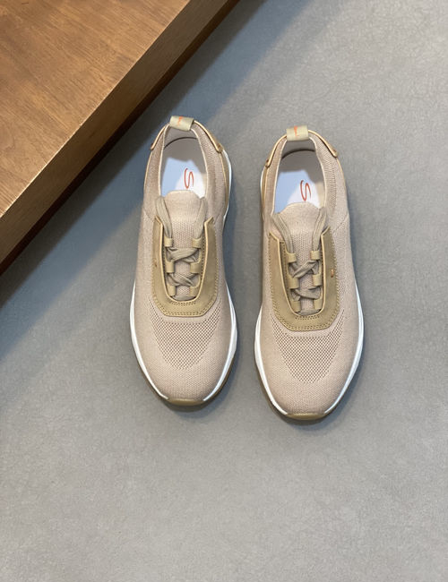 Santoni Wool Knit Casual Sneakers