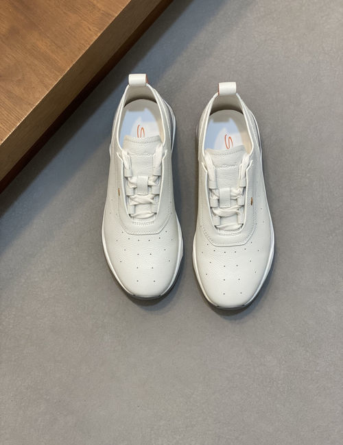 Santoni Calfskin Casual Sneakers