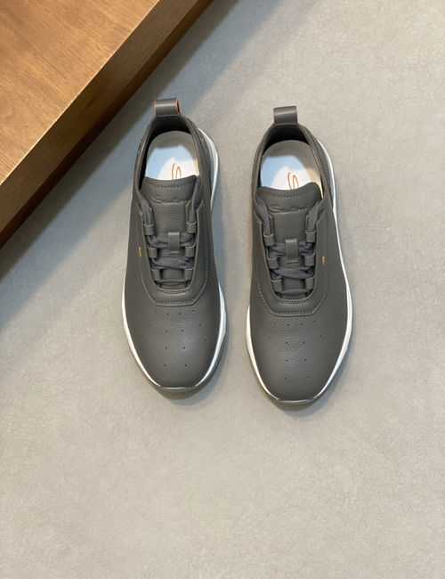 Santoni Calfskin Casual Sneakers