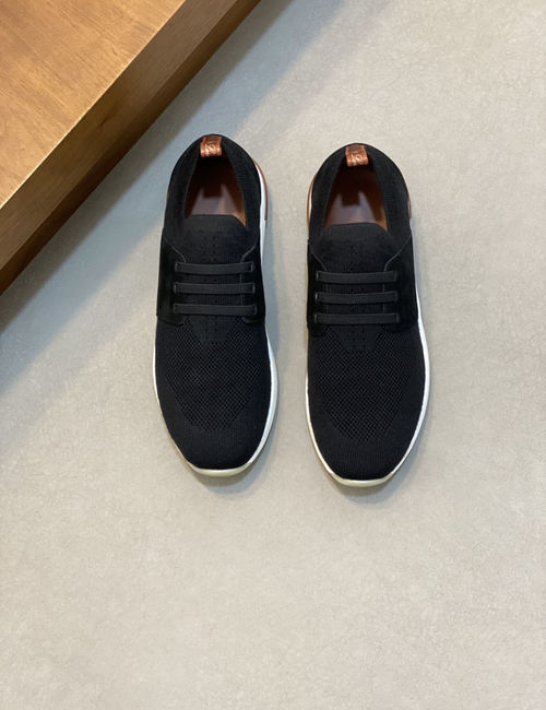 Loro Piana LP Wool Blend Knit Sneakers