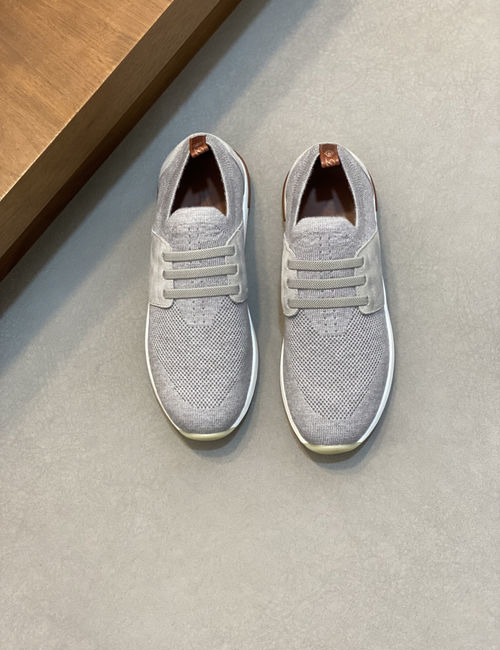 Loro Piana LP Wool Blend Knit Sneakers