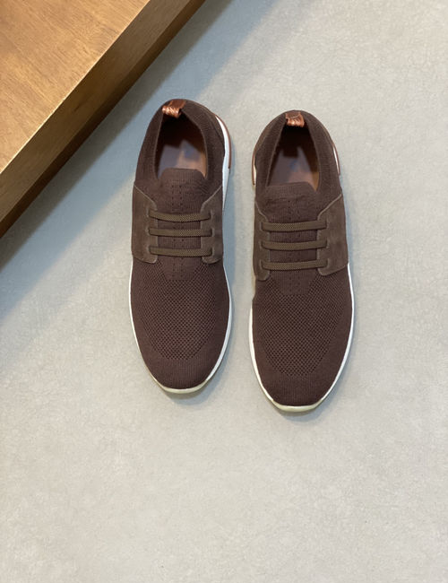 Loro Piana LP Wool Blend Knit Sneakers