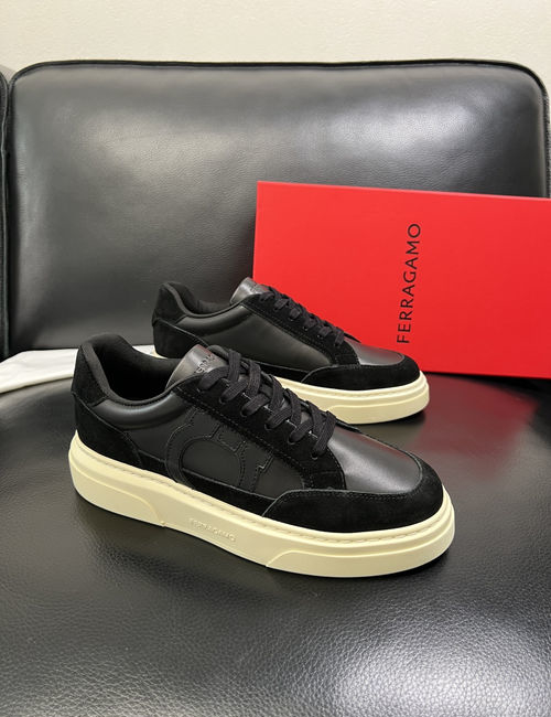 Ferragamo Premium Leather Casual Shoes