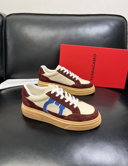 Ferragamo Premium Leather Casual Shoes
