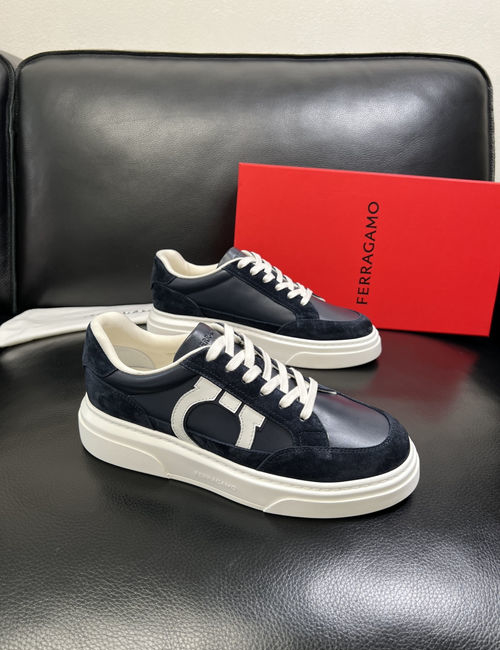 Ferragamo Premium Leather Casual Shoes