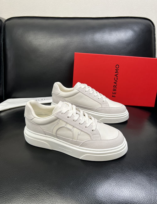 Ferragamo Premium Leather Casual Shoes