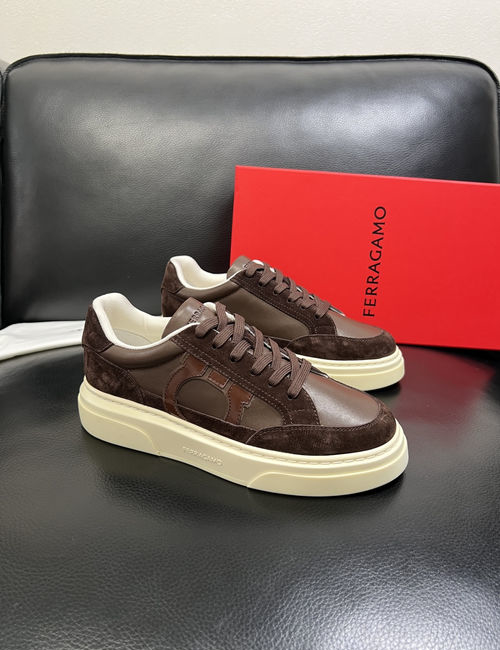Ferragamo Premium Leather Casual Shoes