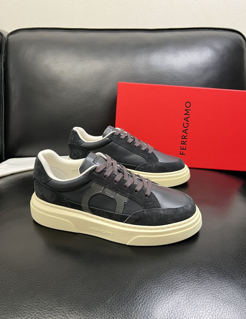 Ferragamo Premium Leather Casual Shoes