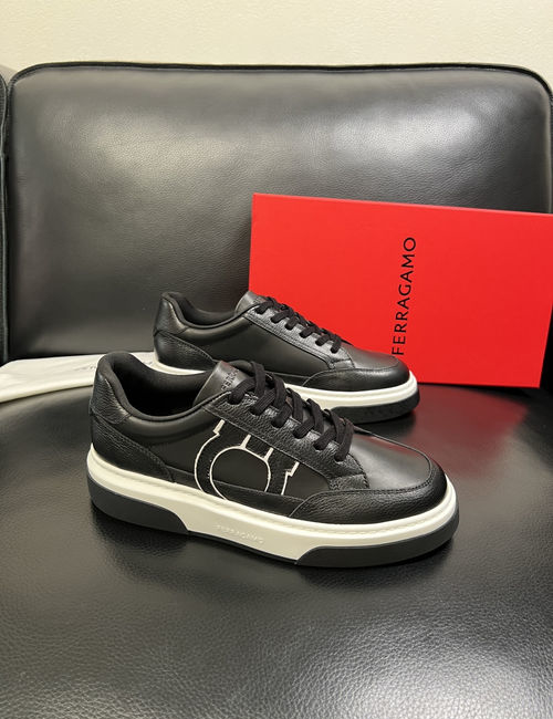 Ferragamo Premium Leather Casual Shoes