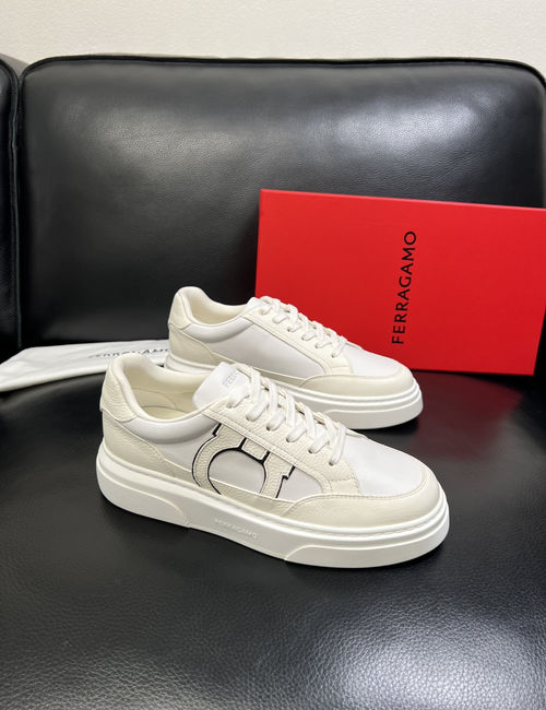 Ferragamo Premium Leather Casual Shoes