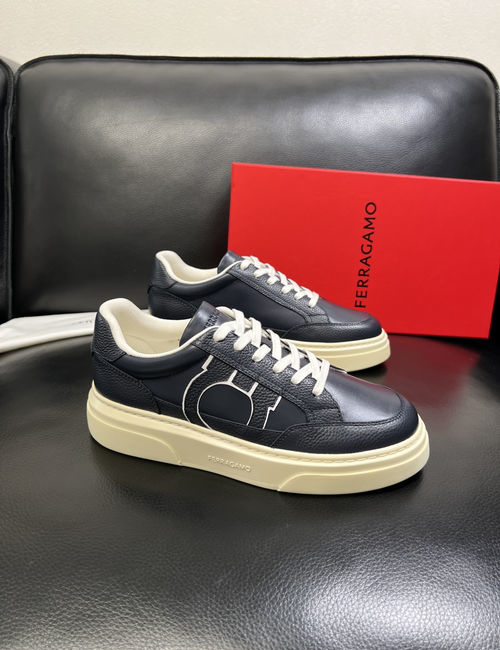 Ferragamo Premium Leather Casual Shoes