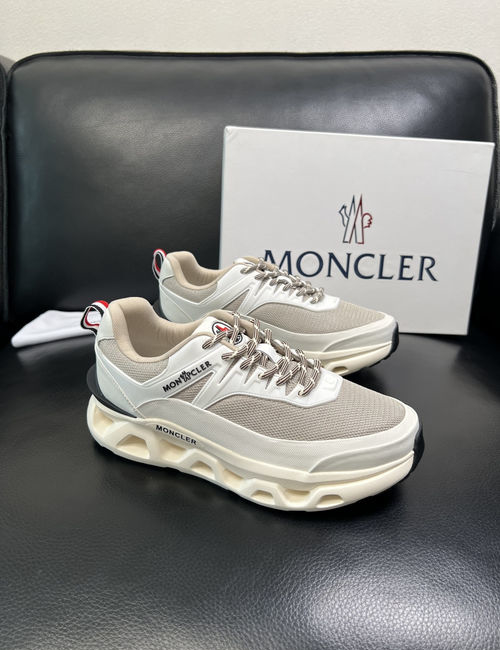 Moncler Genuine Leather Sneakers With Original Sole