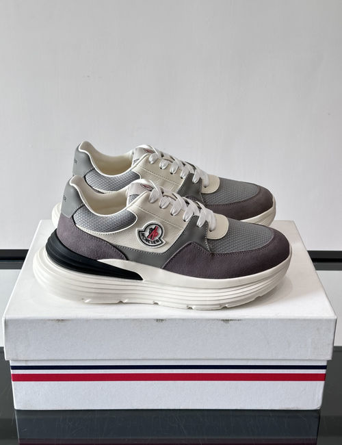 Moncler Color-Blocked Sneakers With Geometric Sole