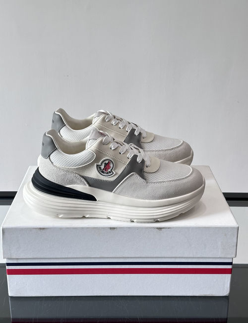 Moncler Color-Blocked Sneakers With Geometric Sole