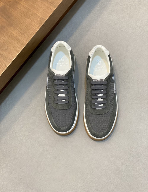Brunello Cucinelli BC Ss New Style Shoes With Cashmere Upper